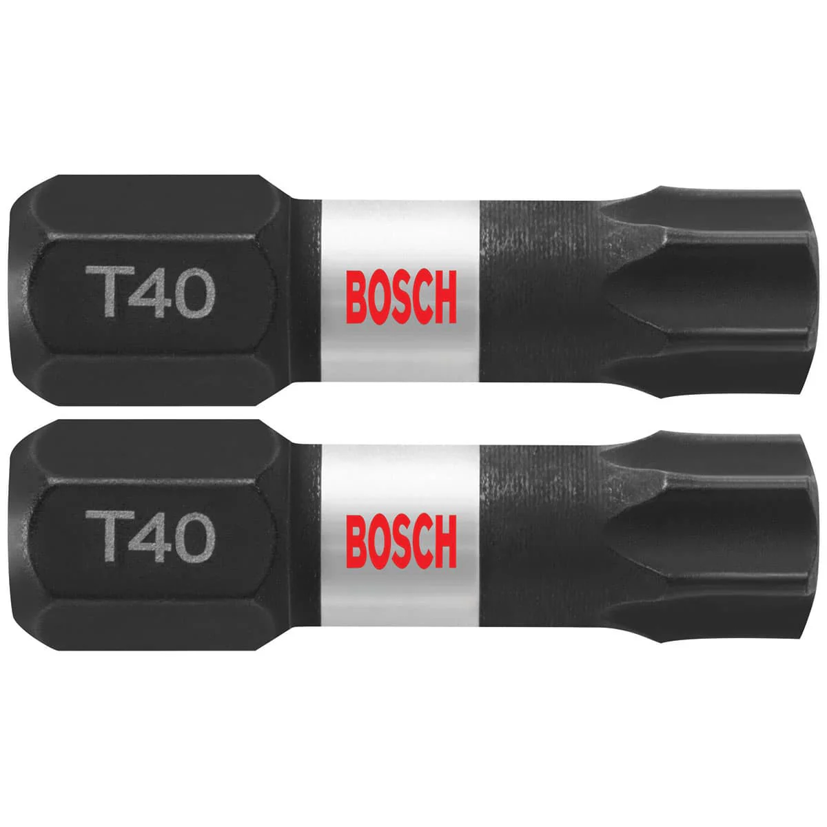 Bosch ITT40102 2 pc. Impact Tough 1 In. Torx #40 Insert Bits - Moutools