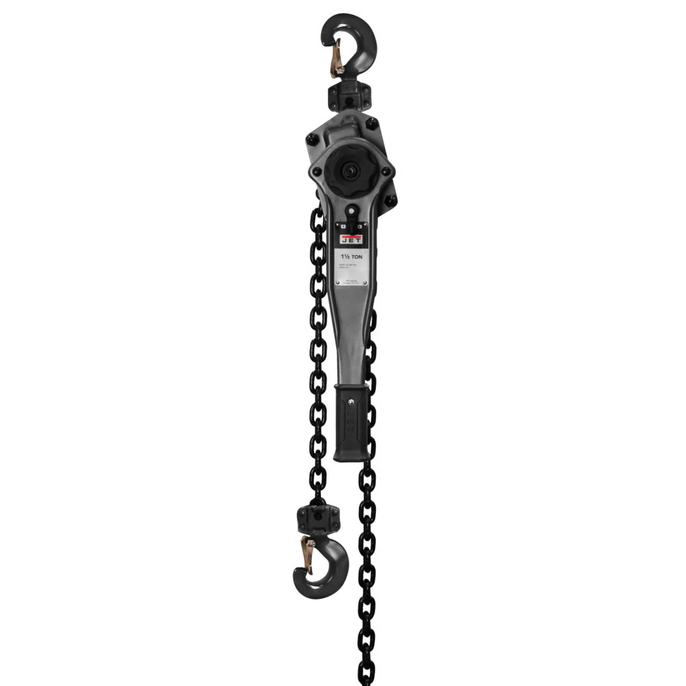Jet JT9-287701 JLP-150A-10SH 1.5T Lever Hoist 10' Lift, Ship Hooks - Moutools