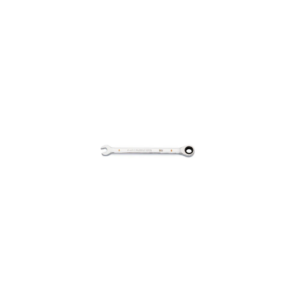 GearWrench 86908 8mm 90-Tooth 12 Point Ratcheting Combination Wrench - Moutools