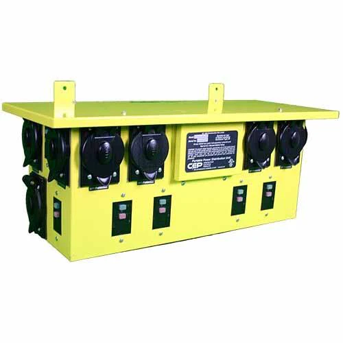 Southwire 8806UGBX 50A 125/250V Wall Mount UG Barricade Box w/ Hanging Ears, 6 Outlet - Moutools
