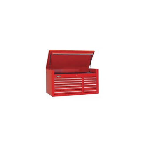 Proto J455027-12RD 50-1/2W X25D X 27H Red 12-Drawer 50 Chest - Moutools