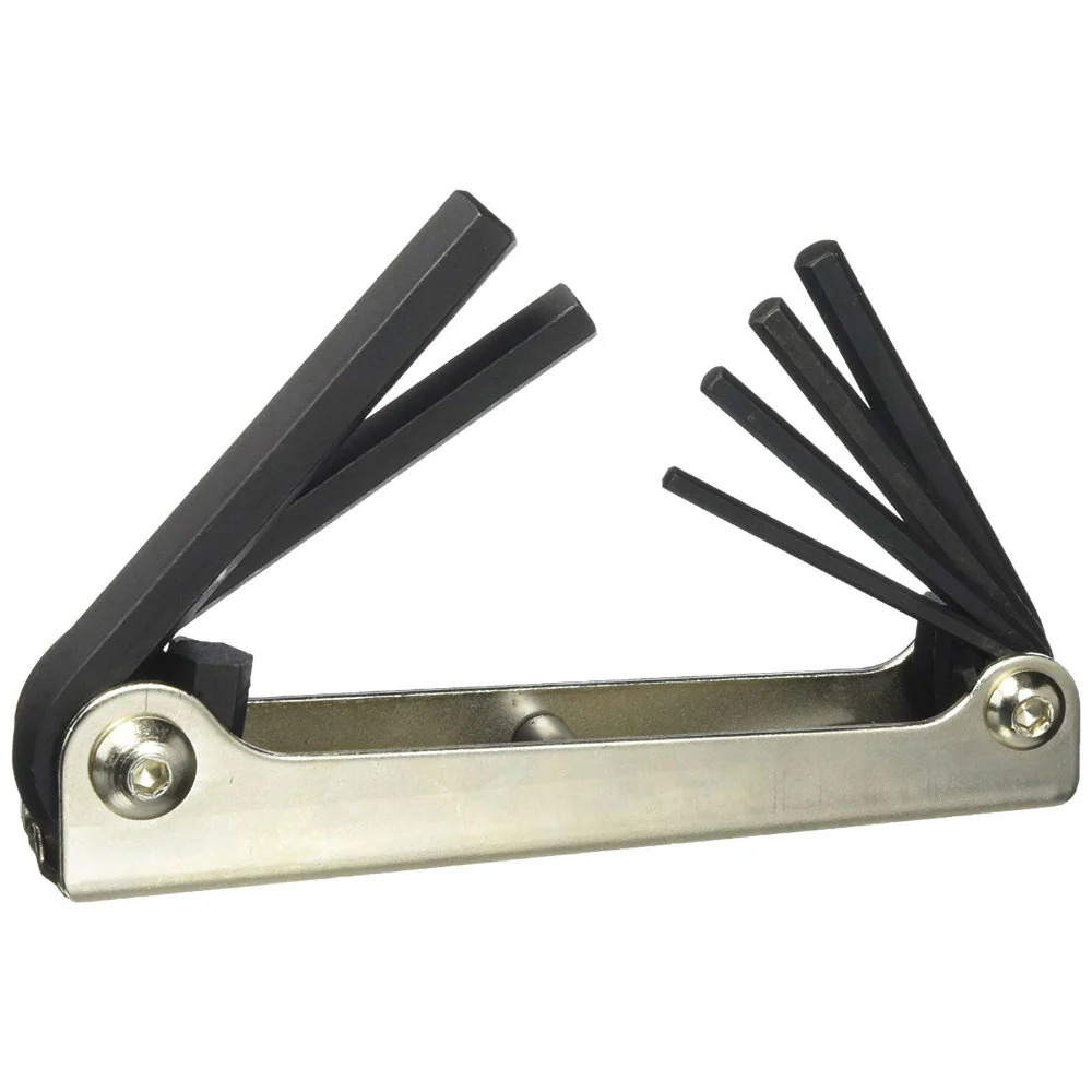 Proto J4973-TT Tether-Ready 6 Piece Metric Long Folding Hex Key Set - Moutools