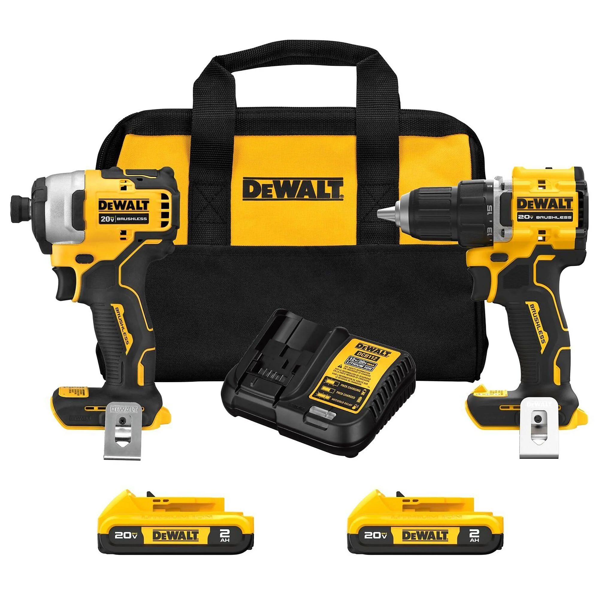 DeWalt DCK225D2 ATOMIC 20V MAX Brushless 2 Tool Combo Kit - Moutools
