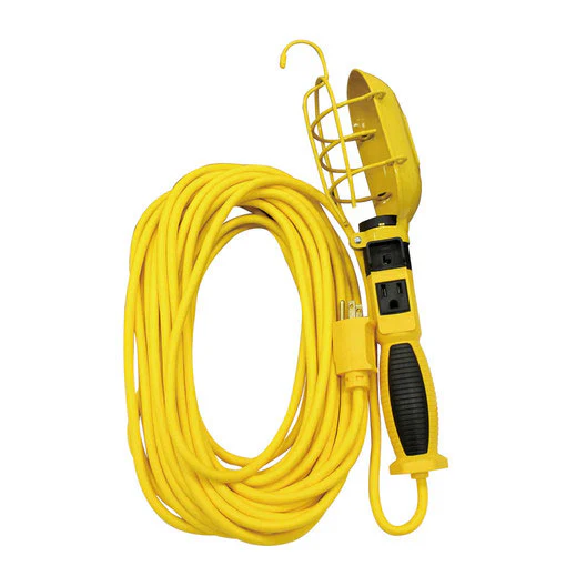 Southwire 56588802SW 14/3 50 ft. Metal Shield Trouble Light - Moutools