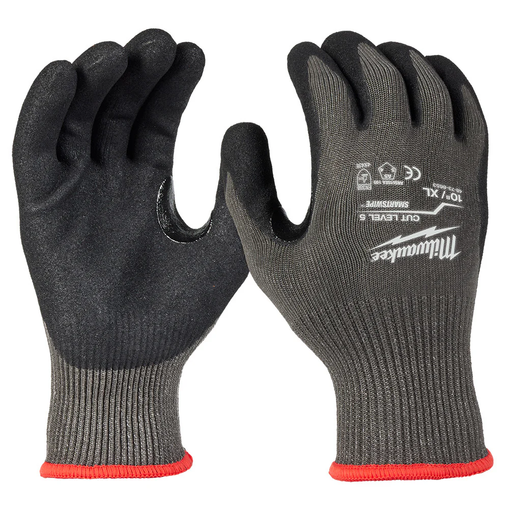 Milwaukee 48-73-8653E Cut Level 5 Nitrile Dipped Gloves - XL - Moutools