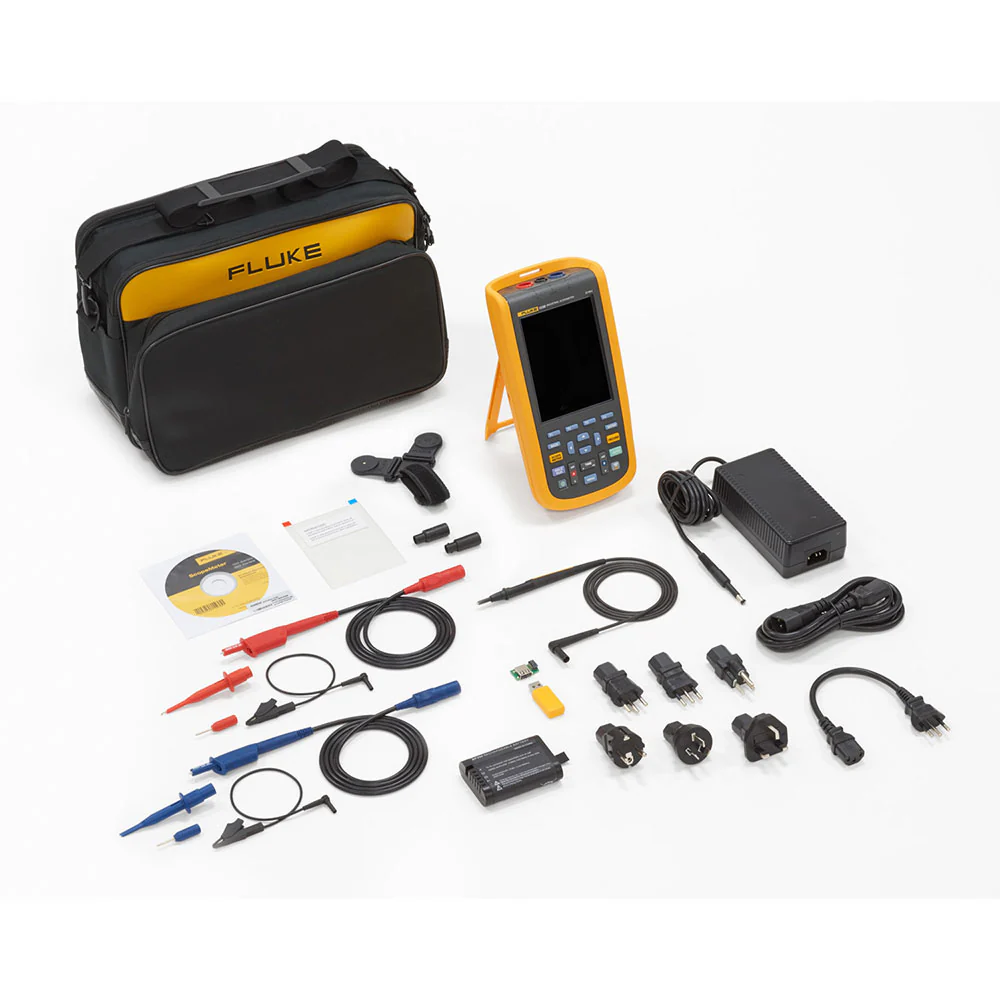 Fluke FLUKE-123B/NA/S Industrial Scopemeter, 20MHZ - Moutools