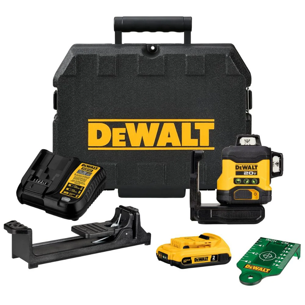 DeWalt DCLE34031D1 ATOMIC 20V 3x360 Line Laser Kit - Moutools