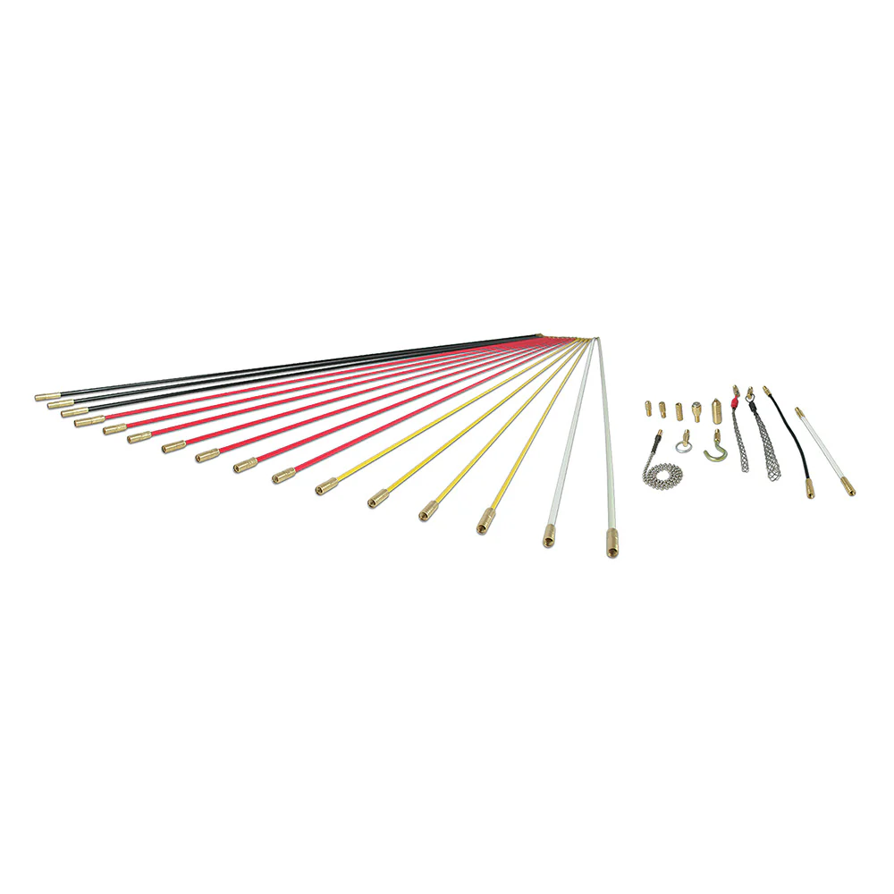 Klein SRS56981 Mega Fish Rod Kit, 52.5', 34 Pieces - Moutools