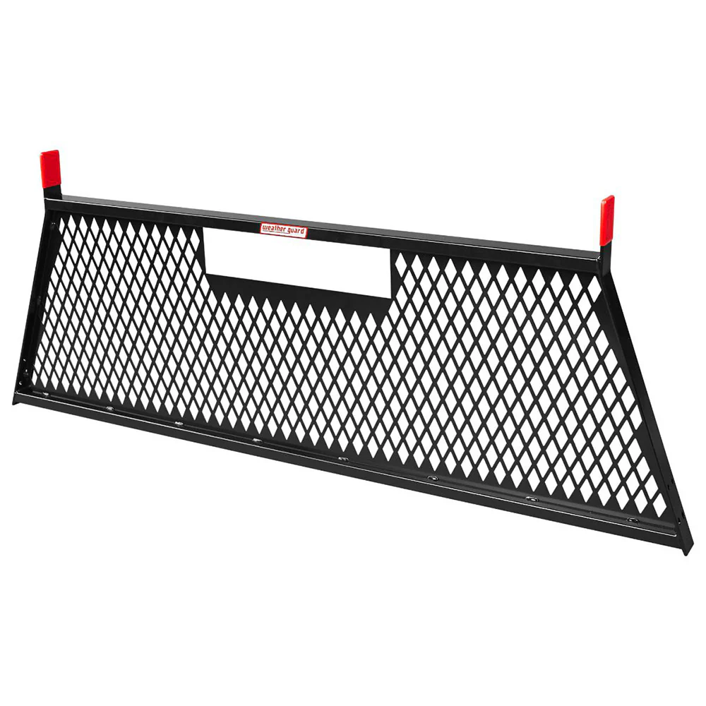 WeatherGuard 1909-5-01 PROTECT-A-RAIL Black Steel Compact Cab Protector - Moutools