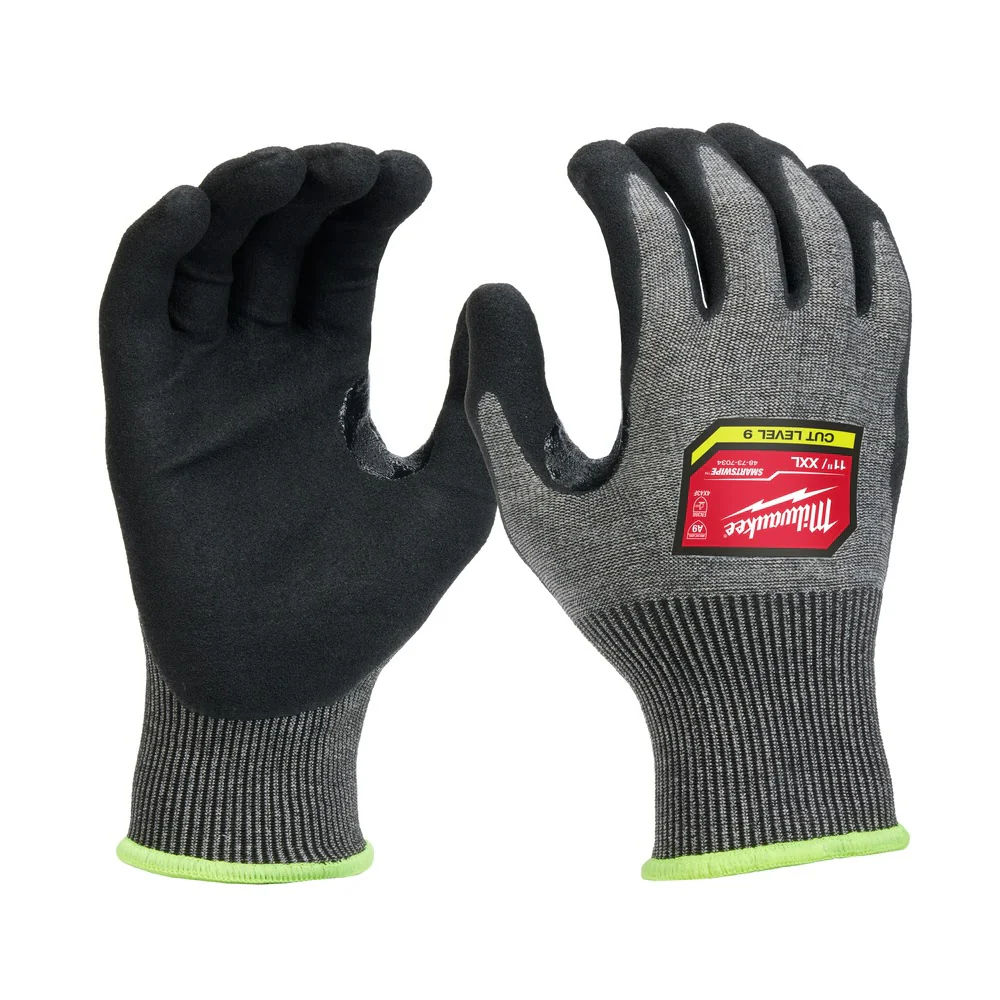 Milwaukee 48-73-7034 Cut Level 9 High-Dexterity Nitrile Dipped Gloves - XXL - Moutools