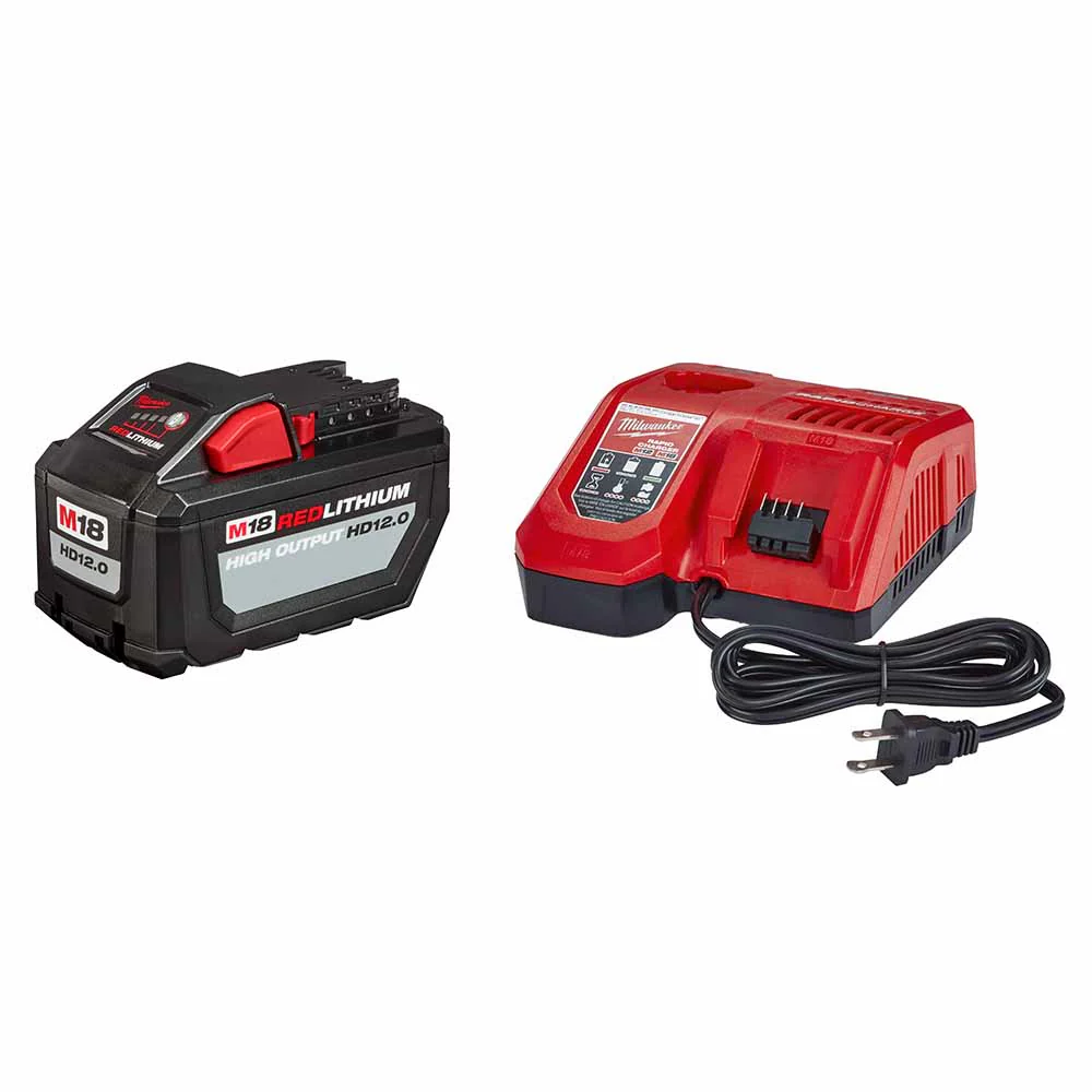 Milwaukee 48-59-1200 M18 REDLITHIUM High Output HD12.0 Starter Kit - Moutools