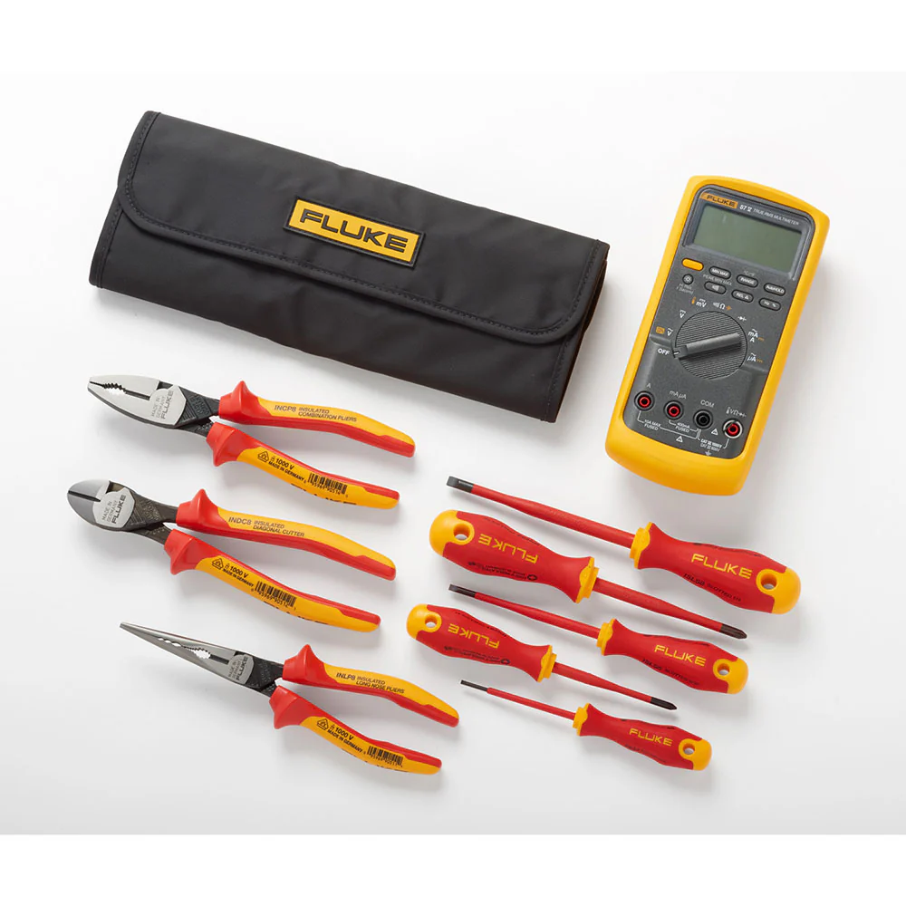 Fluke 5067419 IB875K Insulated Hand Tools Starter Kit w/Digital Multimeter - Moutools