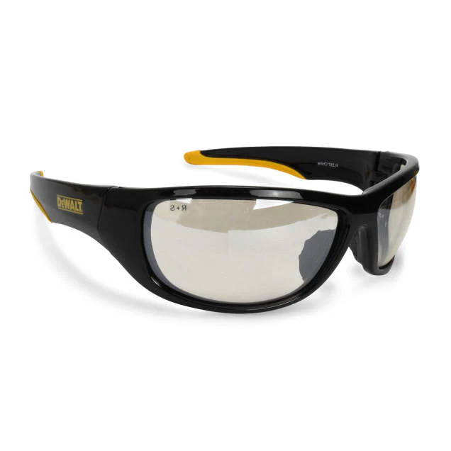 Dewalt DPG94-9D Dominator Safety Glasses, Black / Yellow Frame, I/O Lens - Moutools
