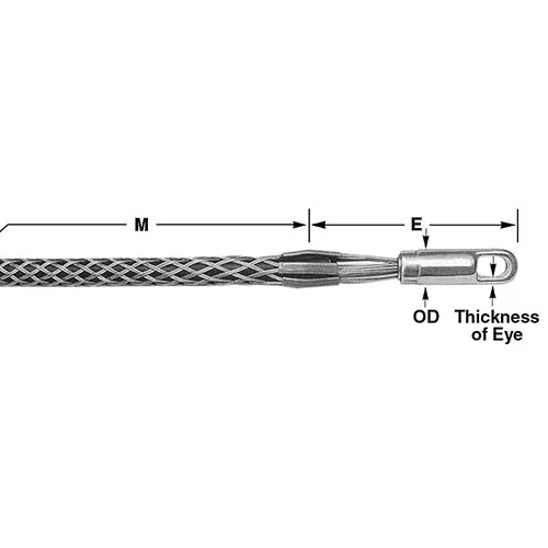 Condux 08642028 K-Type Grips - Short, Forged Eye, .62- .74-11 6800 lbs - Moutools