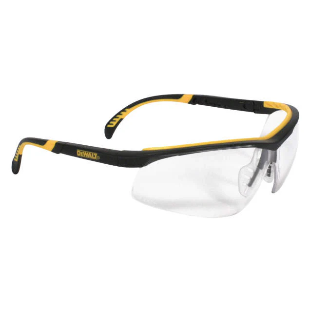 Dewalt DPG55-11D DC Safety Glasses, Black Frame, Clear Anti-Fog Lens - Moutools