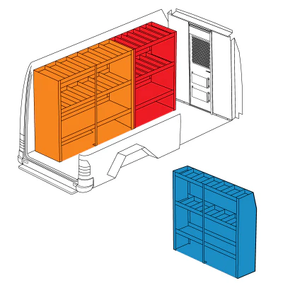 Weather Guard 600-3045 Telecom/Parcel Delivery Sprinter Van Package - Moutools