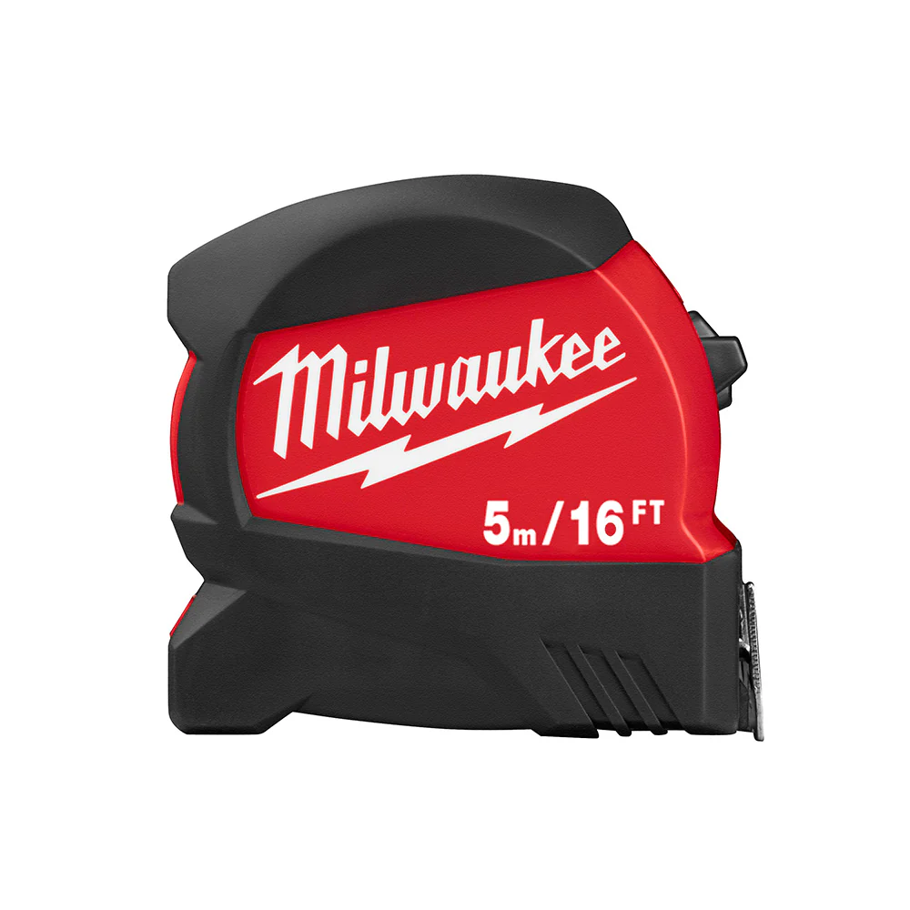 Milwaukee 48-22-0417 5m/16' Compact Wide Blade Tape Measure - Moutools