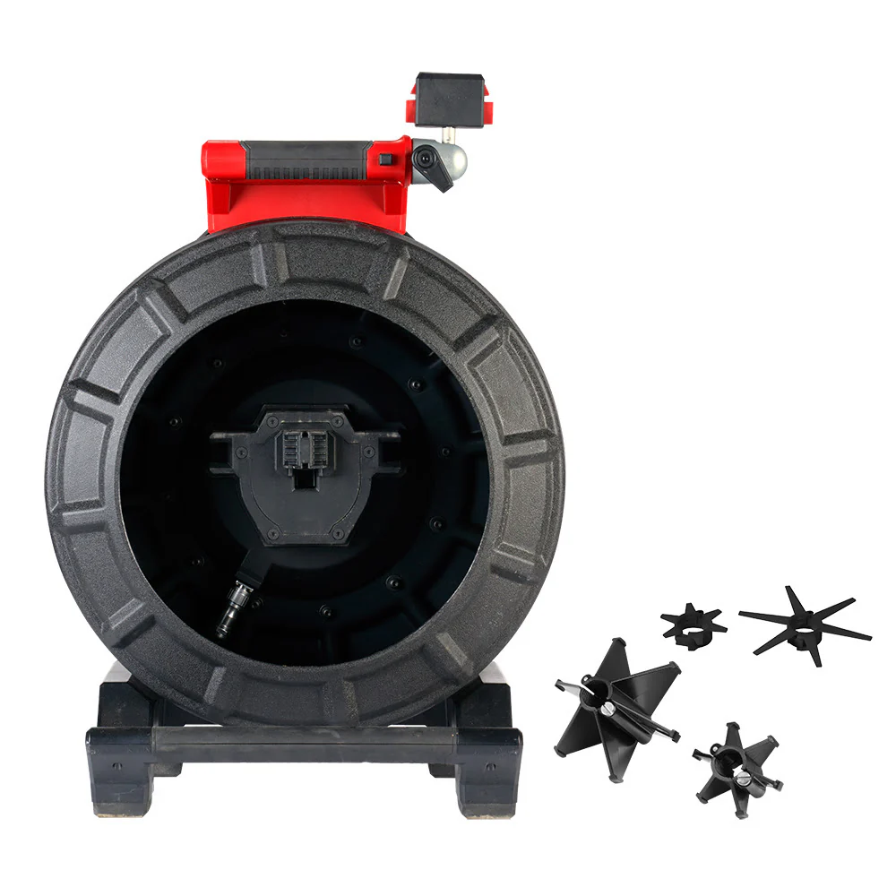 Milwaukee 3973-20 120' Mid-Stiff Modular Pipeline Inspection Reel - Moutools