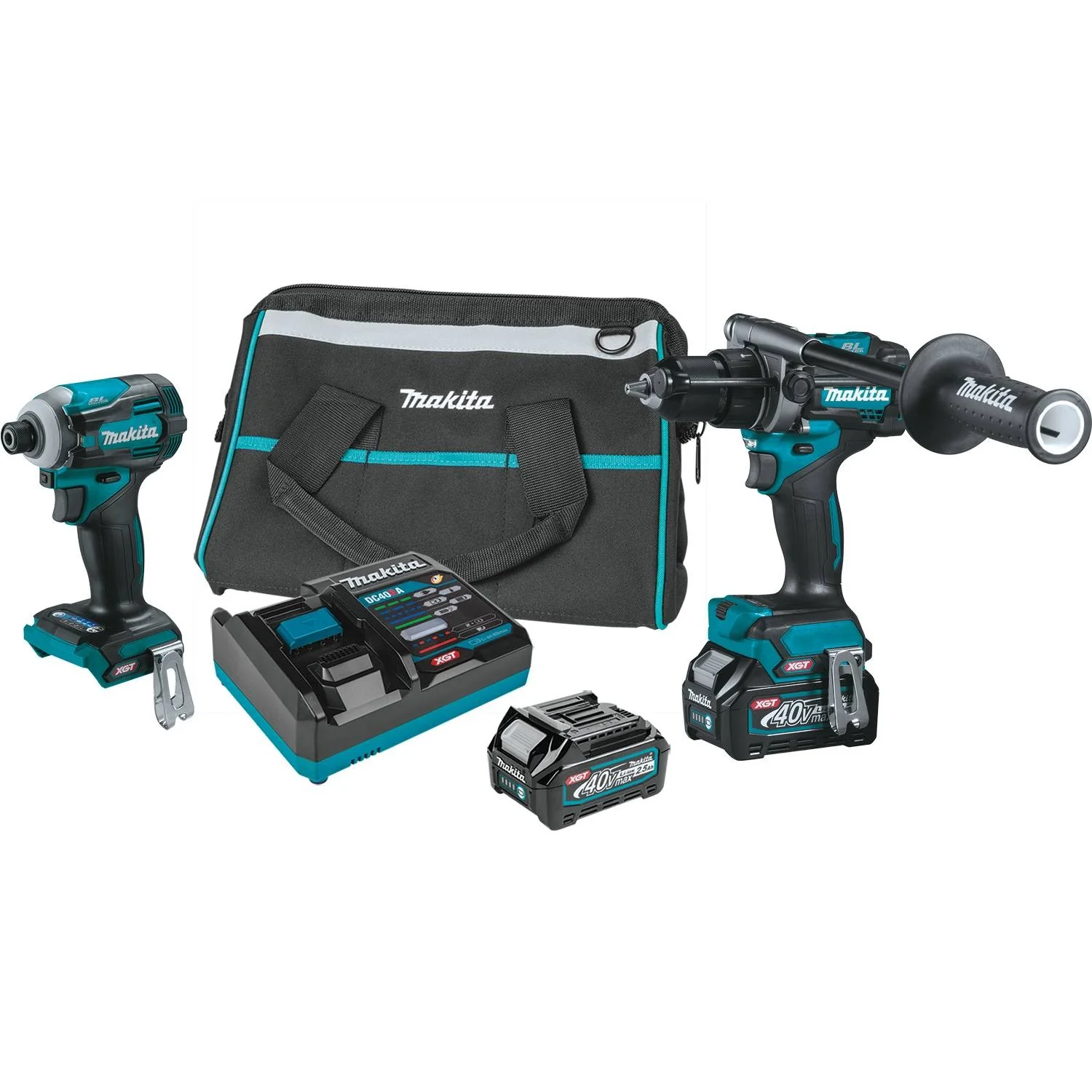 Makita GT200D 40V max XGT® 2-Pc. Combo Kit (2.5Ah) - Moutools