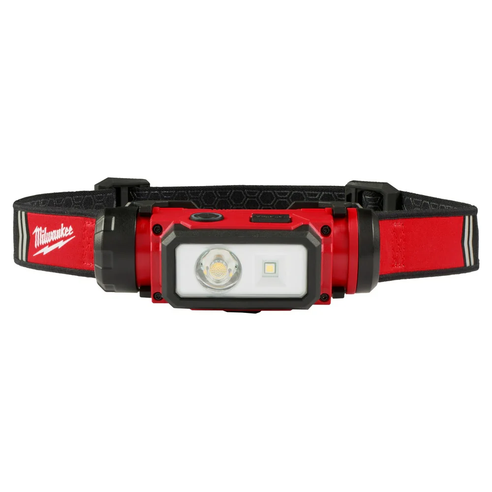 Milwaukee 2163-21 REDLTHIUM USB Rechargeable Hard Hat Headlamp, 600 Lumens - Moutools