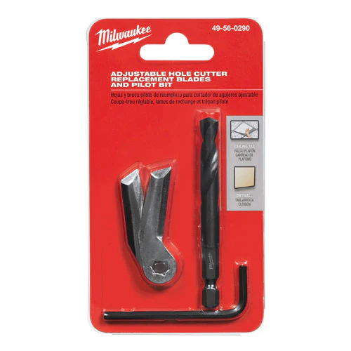 Milwaukee 49-56-0290 Adjustable Hole Cutter Replacement Blade and Pilot Bit - Moutools