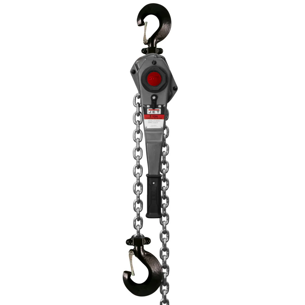 Jet JT9-376901 JLH-300-10PSH 3T 10' Lift, Overload Protection, Ship Hooks - Moutools