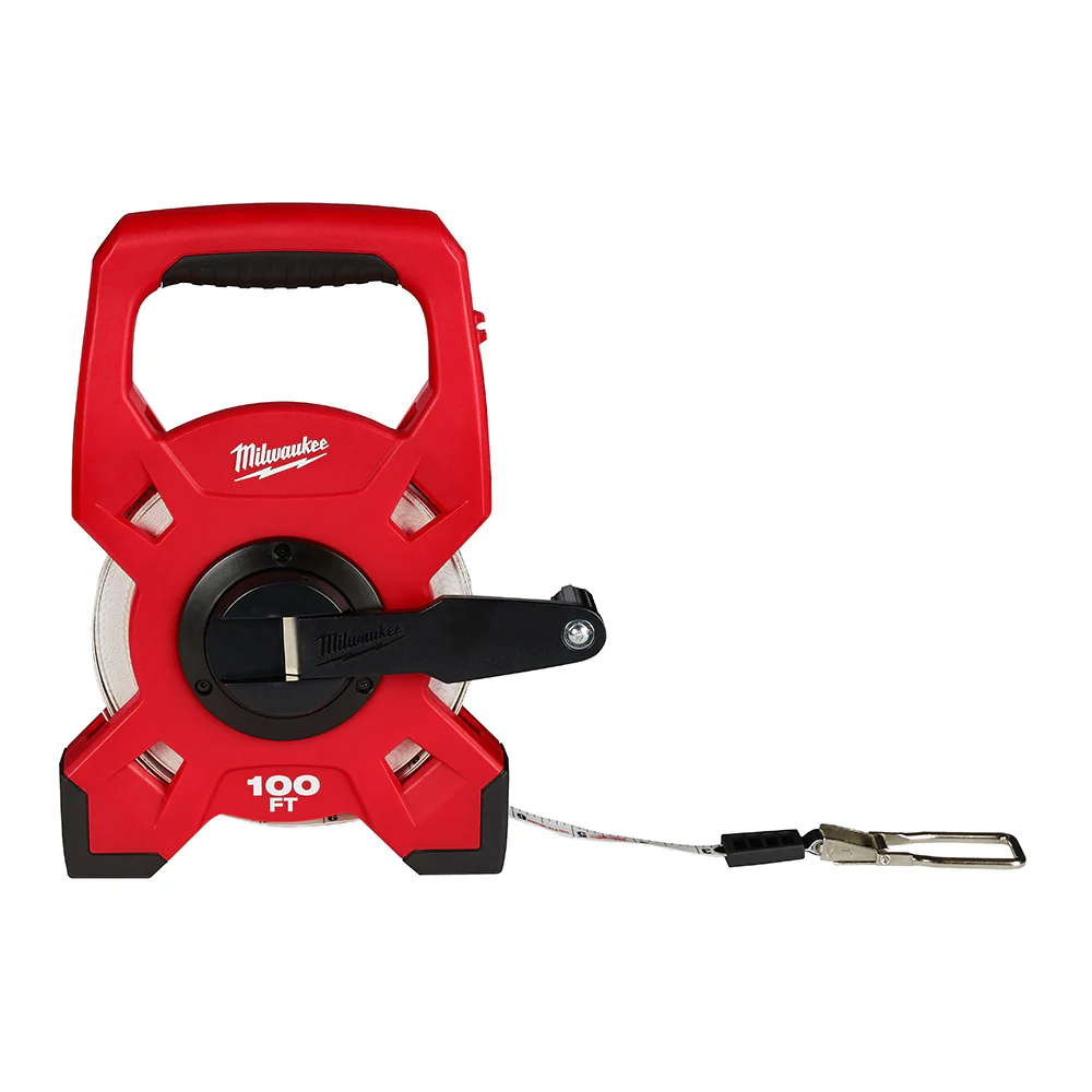Milwaukee 48-22-5301 100' Fiberglass Open Reel Long Tape - Moutools