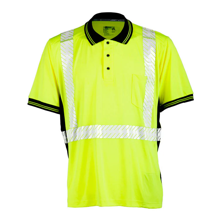 ML KISHIGO 9220-XL Lime High Performance Polo Shirt - XLarge - Moutools