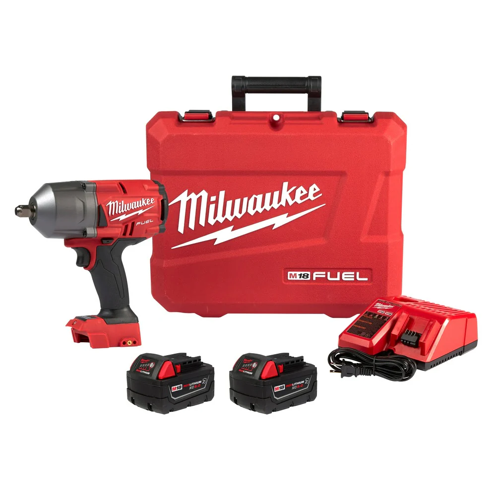Milwaukee 2766-22R M18 Fuel High Torque Impact Wrench w/ Pin Detent Kit - Moutools