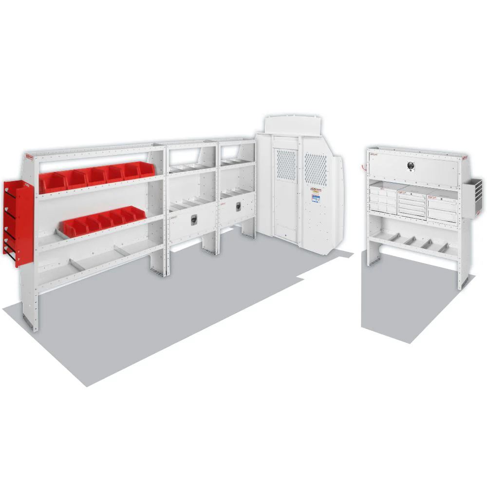 WeatherGuard 600-8444X Electrical Contractor Van Package, High-Roof, RAM ProMaster - Moutools