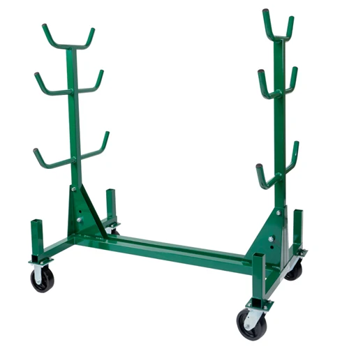 Greenlee 668 Mobile Conduit and Pipe Rack with Casters - Moutools