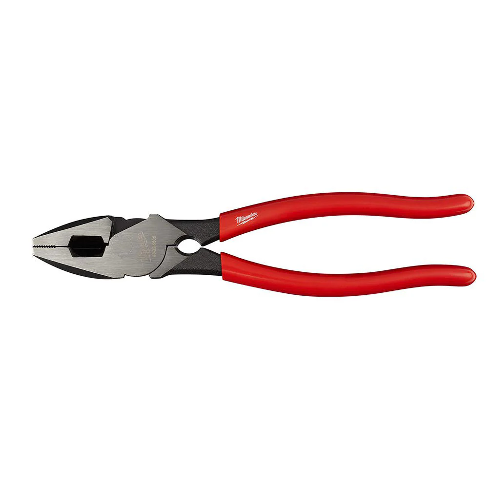Milwaukee 48-22-6503 High Leverage Linesman's Pliers with Thread Cleaner - Moutools