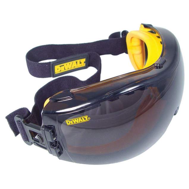 Dewalt DPG82-21 Concealer Safety Goggles with Smoke Anti-Fog Lens - Moutools