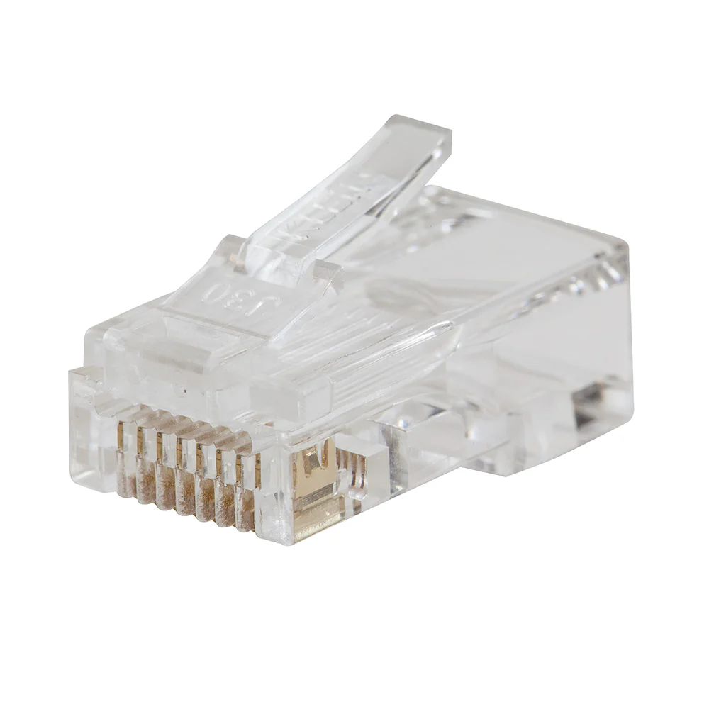 Klein VDV826-763 Pass-Thru Modular Data Plug, CAT6, 200 Pk - Moutools