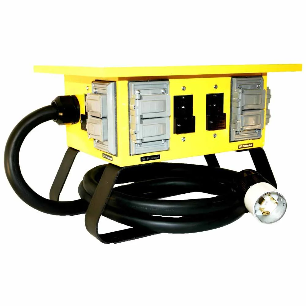 Southwire 6508UGSX 50A 125/250V UG Temporary Power Distribution w/ Sled Base - Moutools