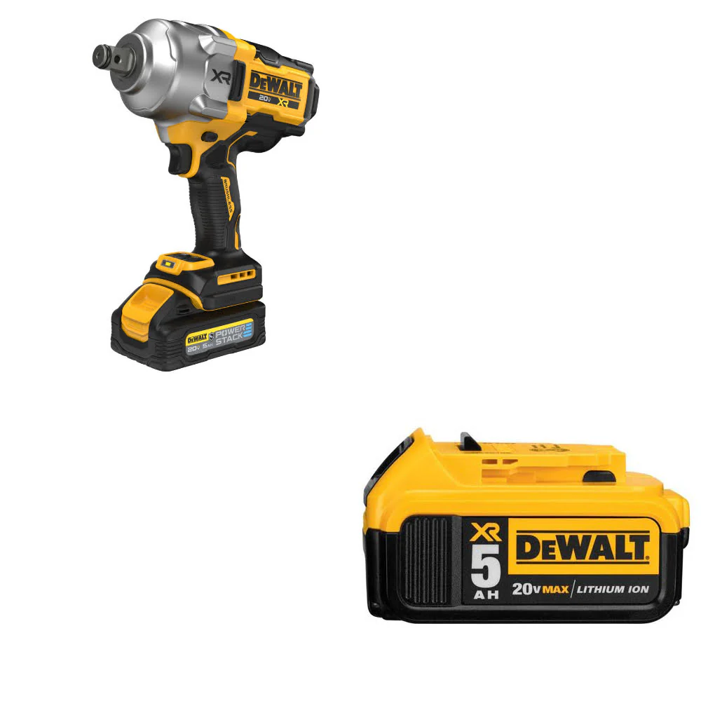 DeWalt DCF964GH1 20V MAX XR Impact Wrench Kit W/ FREE DCB205 20V Battery Pack - Moutools