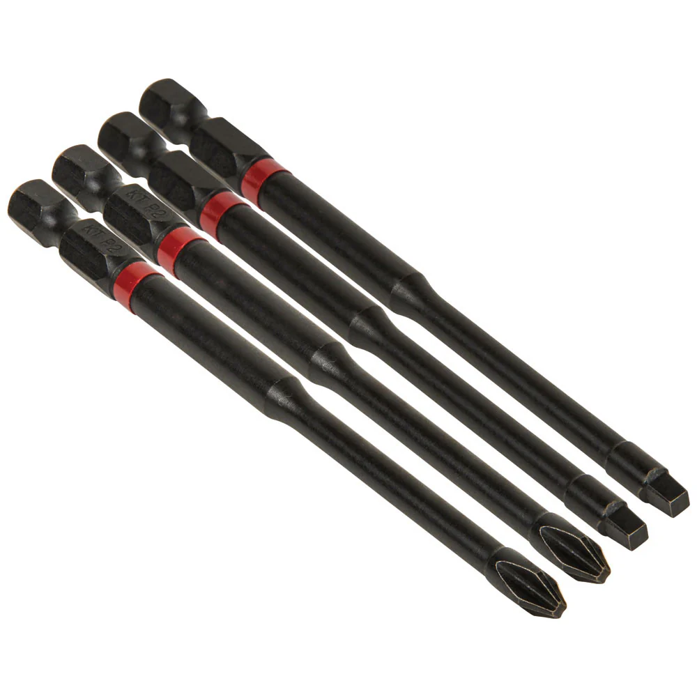 Klein Tools 32795 Pro Impact Power Bits, Assorted 4-Pack - Moutools