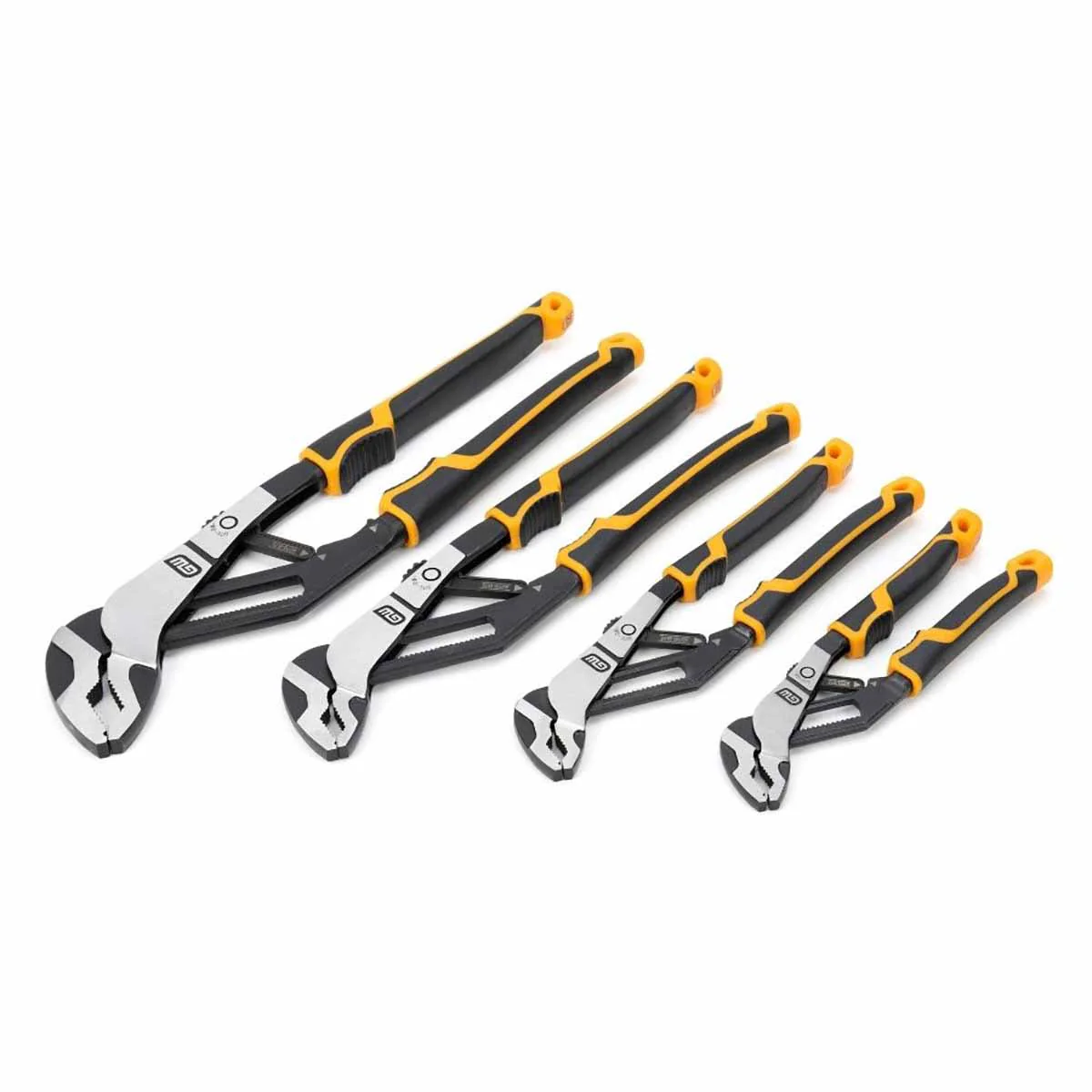 GearWrench 82594C 4 Pc. Pitbull Auto-Bite Tongue & Groove Dual Material Pliers - Moutools
