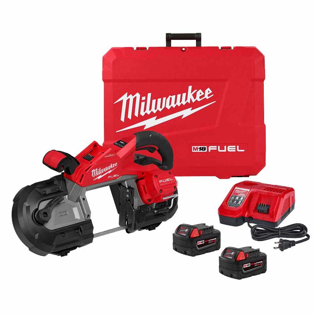 Milwaukee 2929S-22 M18 FUEL Dual Trigger Deep Cut Band Saw Kit - Moutools