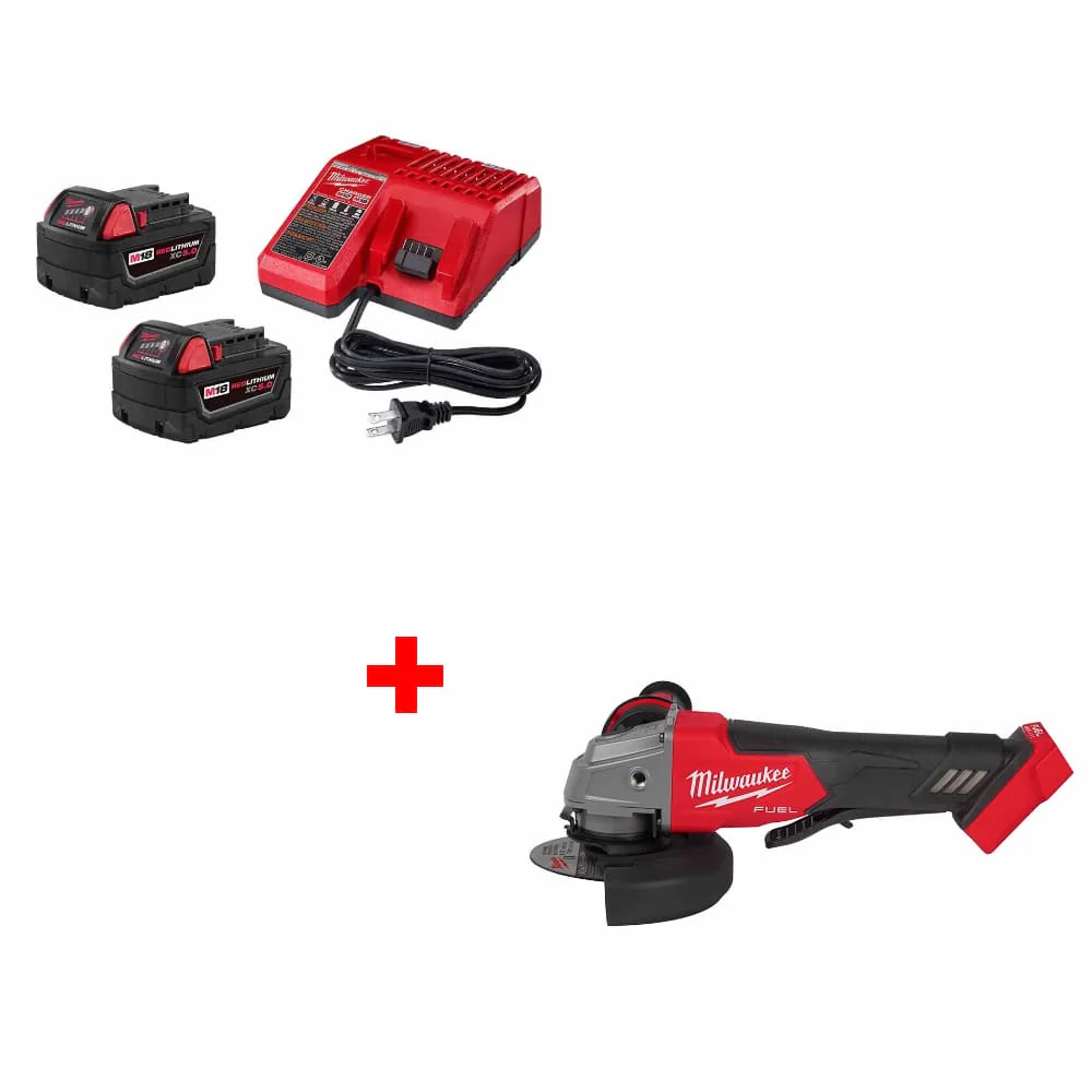 Milwaukee 48-59-1852B M18 18V Starter Kit w/ FREE 2880-20 M18 Grinder Switch - Moutools