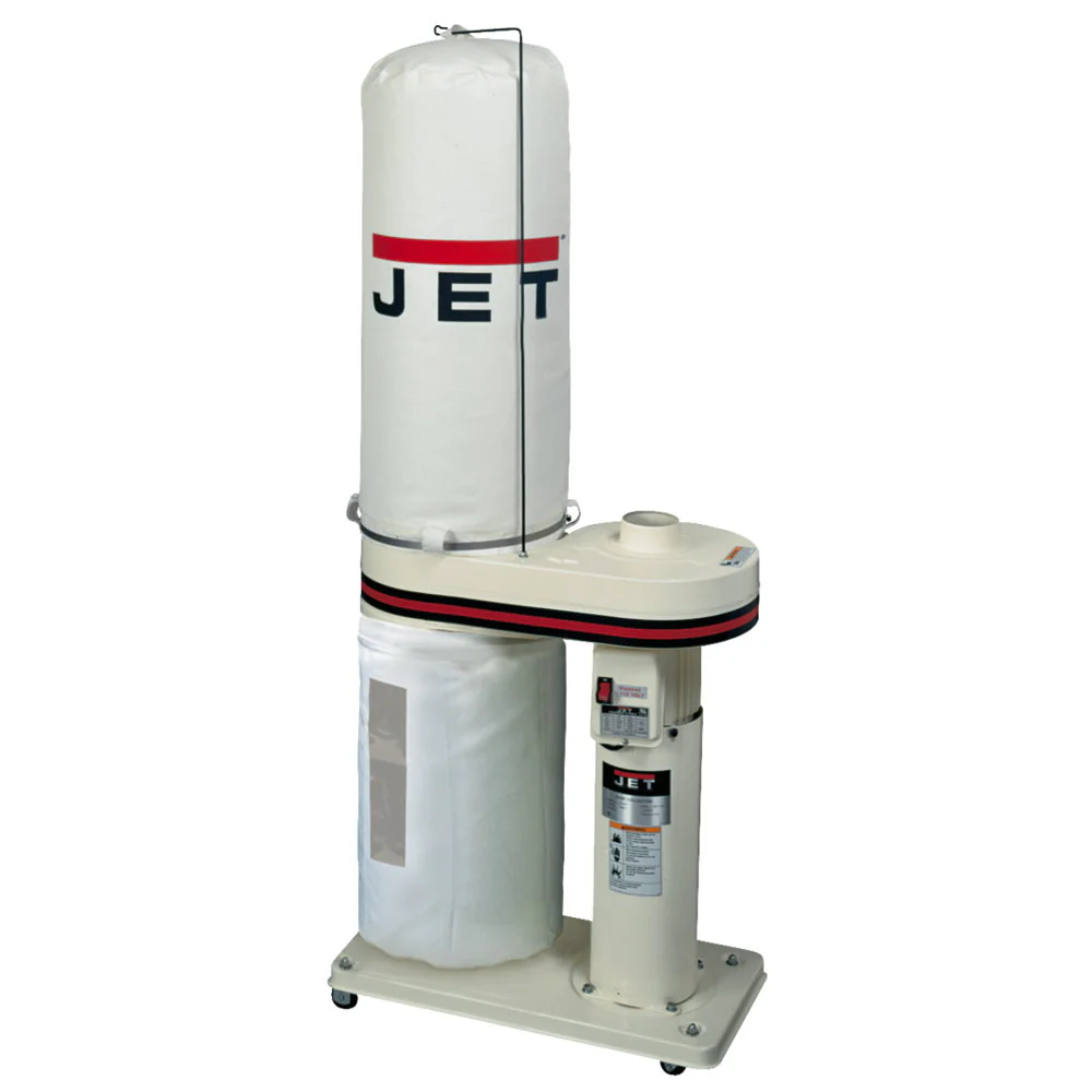 Jet JT9-708642BK DC-650 1HP CFM Dust Collector with Bag Filters - Moutools