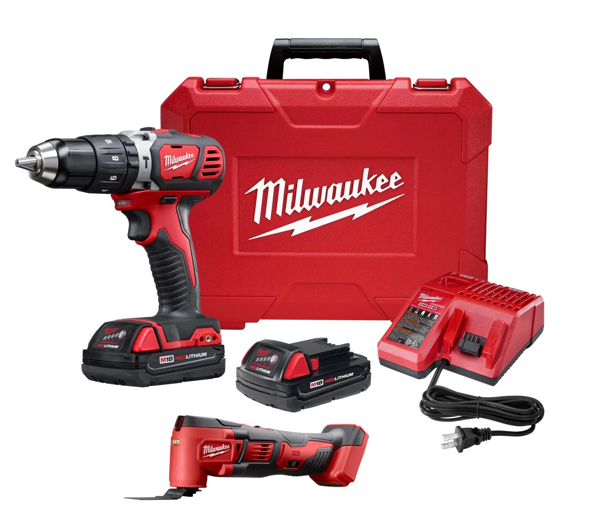 Milwaukee 2607-22CTM M18™ 1/2 in. HMR DR + Multi Tool - Moutools