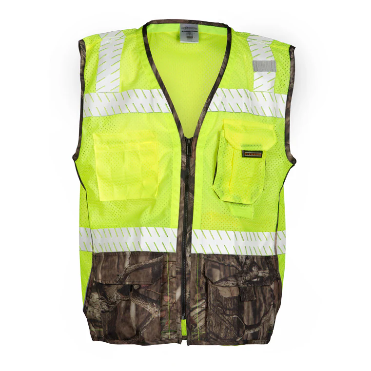 ML Kishigo 1523-4X 4X Lime Premium Brilliant Series Heavy Duty Vest - Moutools