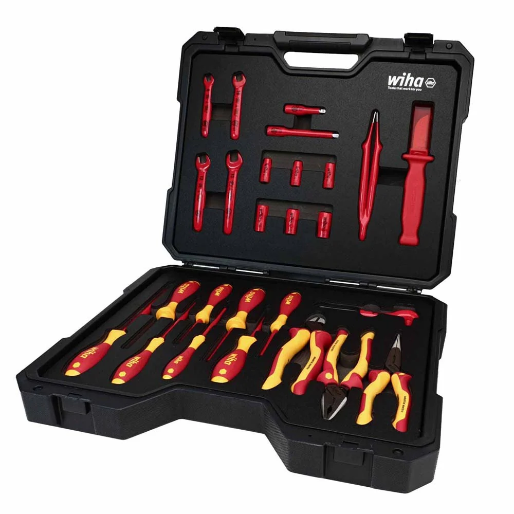 Wiha 91890 26 Piece Insulated Hybrid & EV Essentials Tool Kit - Moutools