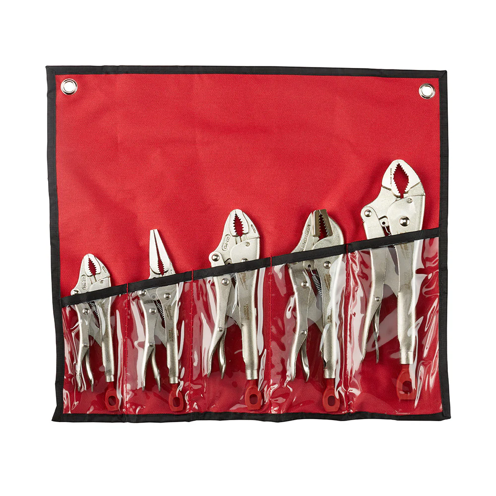 Milwaukee 48-22-3695 5PC TORQUE LOCK LOCKING PLIERS KIT - Moutools