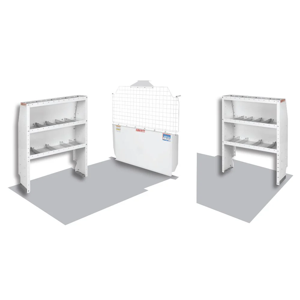 WeatherGuard 600-8340 Commercial Shelving Van Package, RAM ProMaster City - Moutools