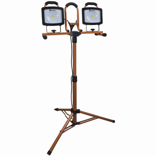 Southwire L1682SW 46W 2,948-lumens LED Twin Head Telescoping Tripod Work Light - Moutools