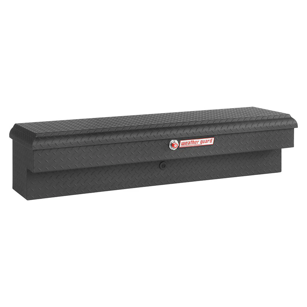 WeatherGuard 174-52-01 Textured Matte Black Aluminum Standard Lo-Side Box 4.1 Cu Ft - Moutools