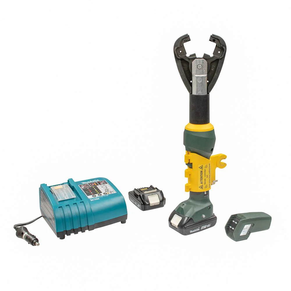 Greenlee EK425LXRK12 EK425LXR 6 Ton, Kearney Profile Remote Crimper, 2.0Ah Battery, 12V Charger - Moutools
