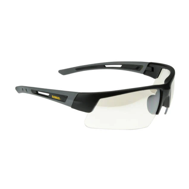 Dewalt DPG100-9D Crosscut Safety Glasses, Black Frame, Indoor/Outdoor Lens - Moutools